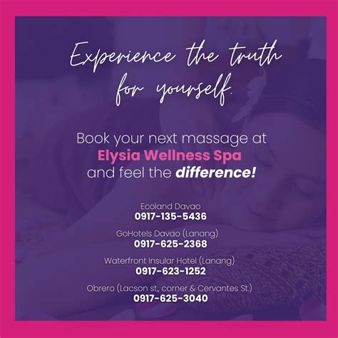 spa in davao|Elysia Wellness Spa .